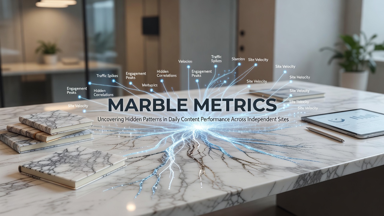 Marble Metrics: Uncovering Hidden Patterns in Daily Content Performance Across Independent Sites